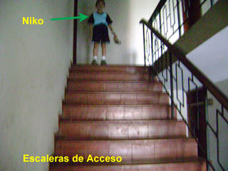 Escaleras de Acceso al Segundo Piso